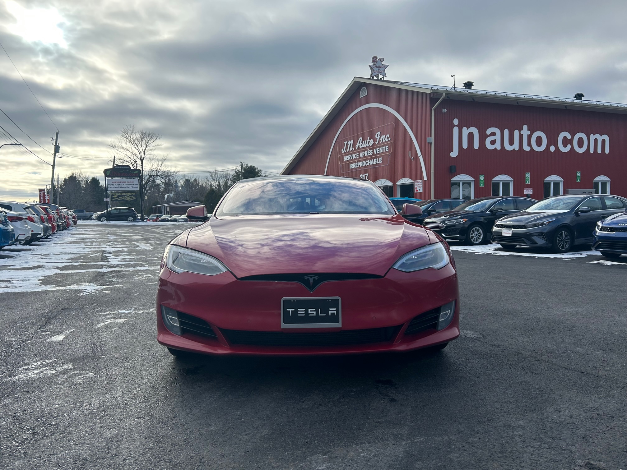 JN auto Tesla Model S100D EAP 8 mags avec 8 pneus 8609163 2018 Image 1